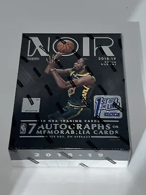 Panini NOIR Basketball 2018-19 FIRST OFF THE LINE - VERY RARE FOTL Hobby Box New • $1125