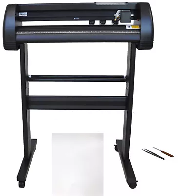 34  Vinyl Cutter Plotter Sign Cutting Machine Software 3 Blades LCD Screen Laser • $260.10