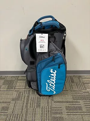 New Titleist Cart 15 Cart Golf Bag - Blue & Gray • $250