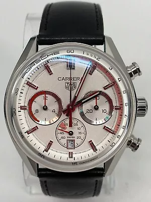 TAG Heuer Carrera Chronosprint X Porsche Steel Mens Watch CBS2011.FC6529 • $7399.99