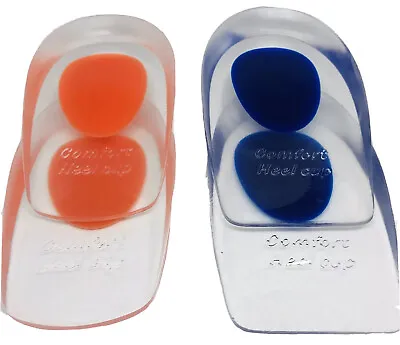 £2.79 • Buy Pair Unisex Silicone Gel Comfort Heel Cup Cushion Insole Sole Insert Shoe AC1060