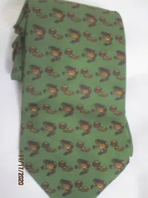 J Crew Green Silk Frog Tie  • $20