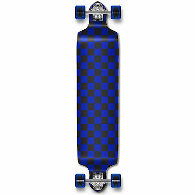 $62.99 • Buy Yocaher Drop Down Longboard Complete - Checker Blue