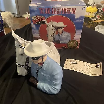 Vandor Cookie Jar 2003 The Lone Ranger Premier Limited Edition COA Missing Lid • $129.99