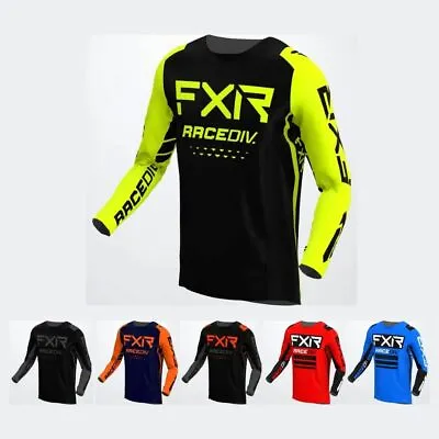 FXR Mens MX Gear Off-Road Motocross Dirt Bike Long Sleeve Slim Fit Jerseys • $26