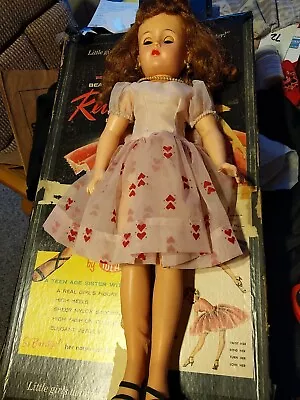 Vintage Ideal Miss Revlon Doll Hearts Dress 22” Original Outfit & Box • $140