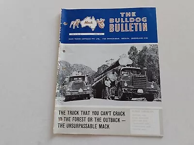 The Bulldog Bulletin Mack Truck Australia Magazine 1970 Volume 1 Number 10 • $79.90
