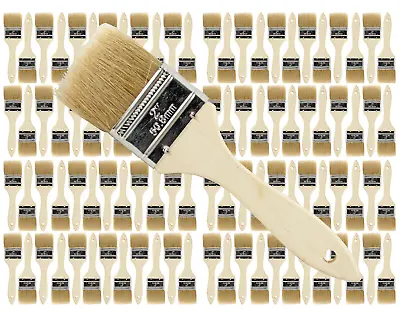 96Pk- 2 Inch Chip Paint Brushes For Paint StainsVarnishesGluesGesso • $42.99