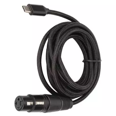 USB C To XLR Female Cable High Fidelity Microphone Connection HIFI Adapter • £9.56