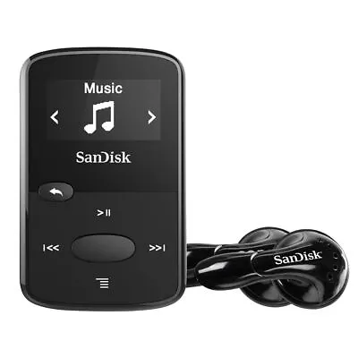 SanDisk Sansa Clip Jam MP3 Player 8GB  Black  SDMX26-008G-E46K • £37.99