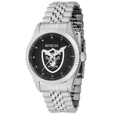 Invicta NFL Las Vegas Raiders Women's Watch - 36mm Steel 42501 NEW • $159.74