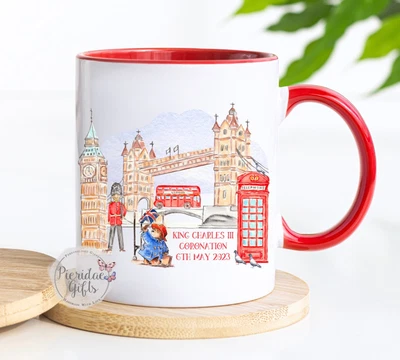 £9.95 • Buy King Charles III Coronation London Landmarks Mug