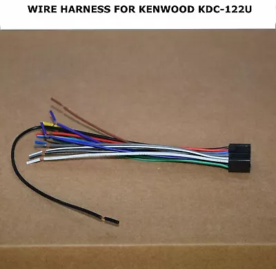 Wire Harness For Kenwood Kdc-122u Kdc122u Free Fast Shipping  • $6.95