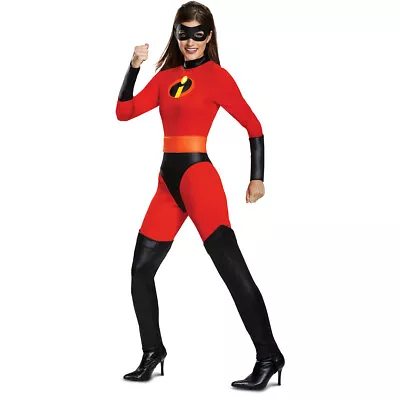 Licensed Incredibles Mrs Incredible Classic Movie Character Costume Adult Women • $21.30