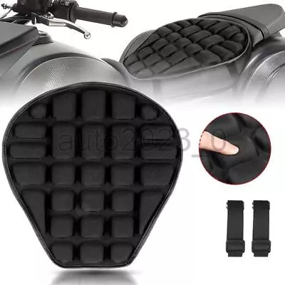 Motorcycle Comfort Seat Cushion Pillow Pad Cover Pressure Relief Universal US • $13.98