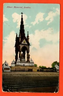 076005  Postcard  ALBERT MEMORIAL  London • £1.77