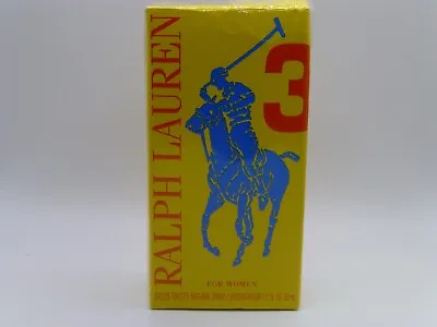 Ralph Lauren BIG PONY 3 For Women Eau De Toilette Spray 50ml - New / Box Damaged • £49.89