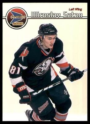 1999-00 Pacific Prism Miroslav Satan #21  Buffalo Sabres • $1.50