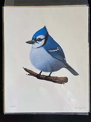 Mike Mitchell Blue Jay Fat Bird • $400