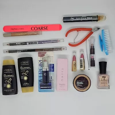 Mixed Beauty Lot 16 Items L'Oreal Covergirl Maybelline Sally Hansen NYC NEW • $19.98