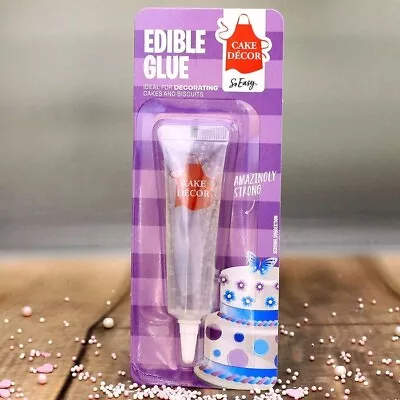 Edible Glue 15g Tube Cake Decor Professional Icing Sugarcraft Cake Decorating • £5.25