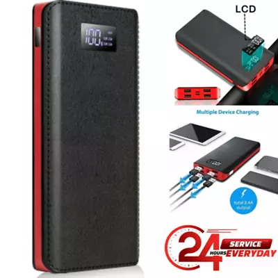 Power Bank 5000000mAh High-capacity 4 USB Charging Battery Pack Portable Charger • £16.99