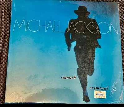 Michael Jackson Smooth Criminal 12” Single Vinyl LP In Shrink 1988 Epic Records • $14