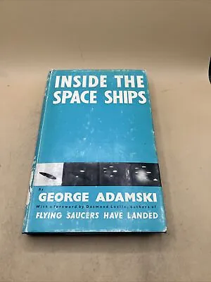 Inside The Space Ships By George Adamski (1967) Vintage HC/DJ • $32.99