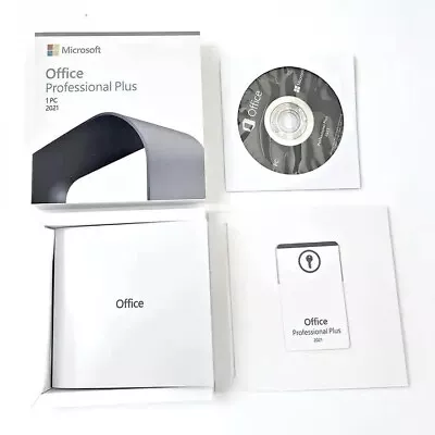 Microsoft Office Professional Plus 2021 Retail DVDKEY Sealed Lifetime • £65