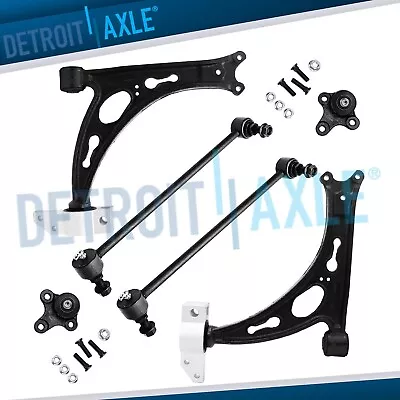 $109.24 • Buy Front Lower Control Arms Sway Bar Ends For VW Jetta Golf Eos GTI Audi A3 Quattro