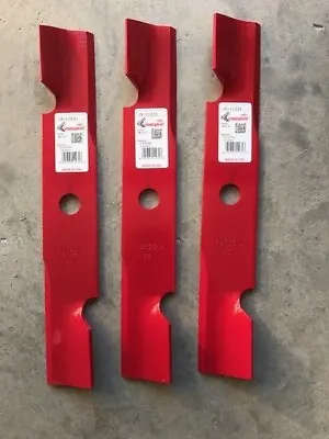 3 Pack HD Hi Lift Blades For 48  Exmark 103-6401 103-6401-S 16-1/4  USA MADE  • $42.50