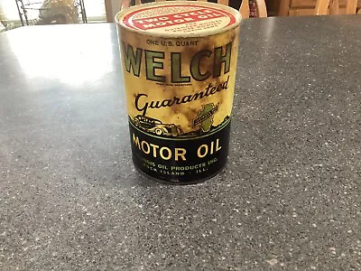 Welch 2 Cycle Motor Oil Composite Can (full) • $40