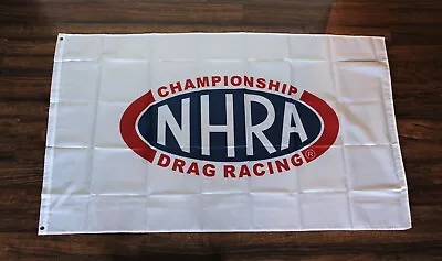 NHRA Drag Racing Banner Flag National Hot Rod Association Garage Mancave  Race • $12.95