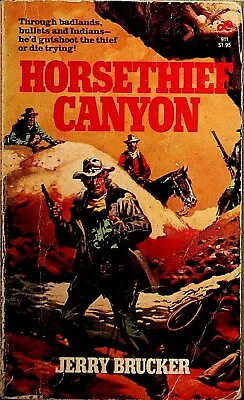 Horsethief Canyon Jerry Brucker 1981 US PB Book Cowboys Western • £12.95