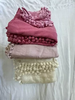 MATTA  Dupatta Scarf Wrap ~ Set Of Four • $500