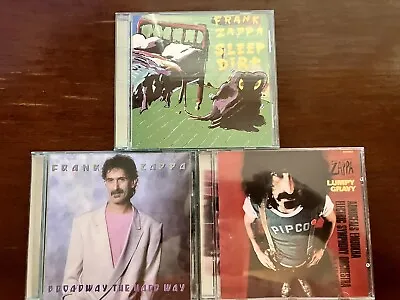 FRANK ZAPPA #2 (Lot Of 3 Remastered CDs) Compact Discs *Assorted Titles* • $18.99