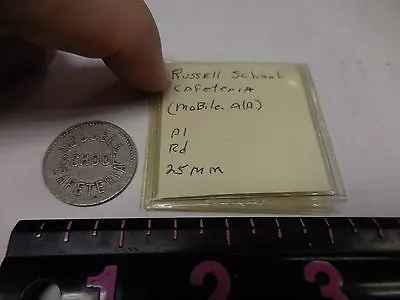 Rare Russell School Cafeteria Token-- Mobileala. • $150