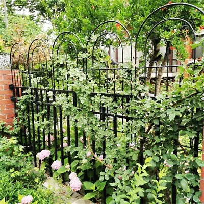 2X Large Garden Trellis Metal Fencing Barrier Wall Vine Plants Decorative Screen • £67.96