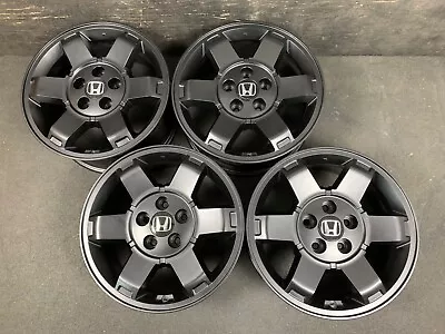 (4) Honda Pilot Black Powder Coat Wheels Rims + Caps 17  Hol.63993 Acura MDX • $795