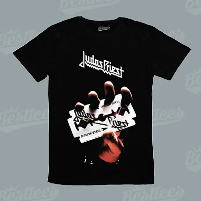 Unisex English Heavy Metal Judas Priest Razor Blades Music Band Rock T-Shirt • $38