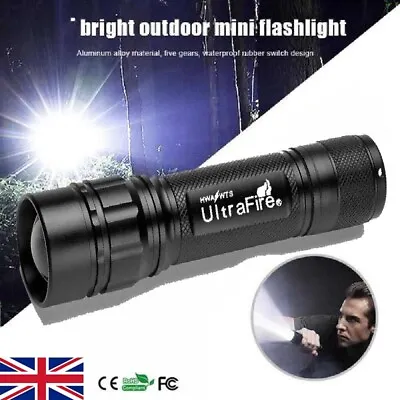 2x 50000Lumens TORCH Mini Handheld Camping Walking LED Pocket Flashlight UK • £11.99