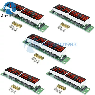 5PCS MAX7219 CWG 8-Digit Digital Tube Display Control Module Red For Arduino • $9.18