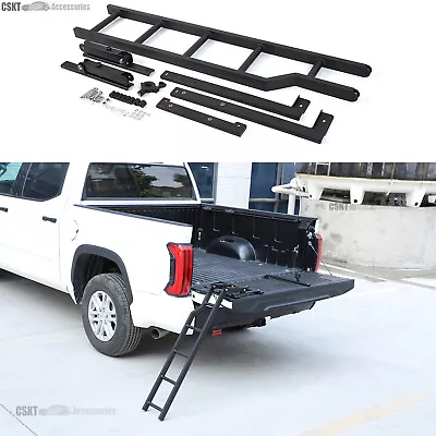 Foldable Tailgate Climbing Ladder Trunk Bed Step Rack Fits Toyota Tundra 2022-24 • $199.99