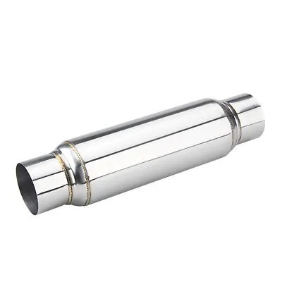 Universal Exhaust Muffler Resonator 3  Inlet / Outlet Single Stainless Steel • $46.55