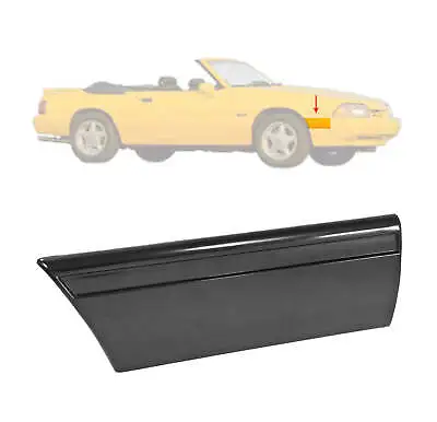 1987-1993 Mustang Unpainted Front Fender Body Molding Moulding Right RH Side • $36.27