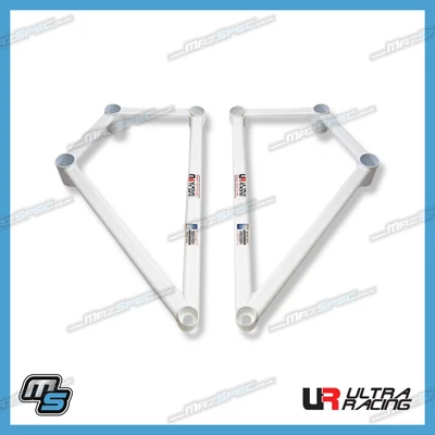$408.61 • Buy Ultra Racing Rear Lower Side Chassis Braces (Pair) - Mazda MX5 MK3 3.5 3.75 (NC)
