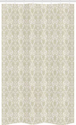 Beige Stall Shower Curtain Traditional Lace Design • £17.99