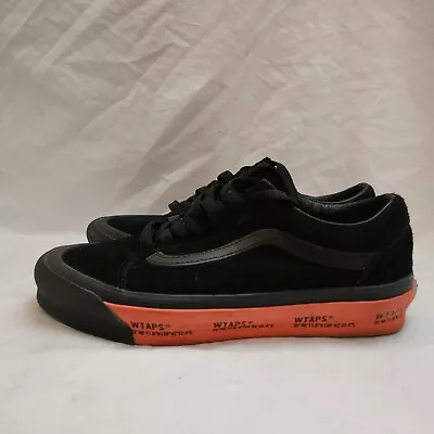 VANS WTAPS Black Suede Waffle Lovers Club Sneakers Mens Sz 8 • $39