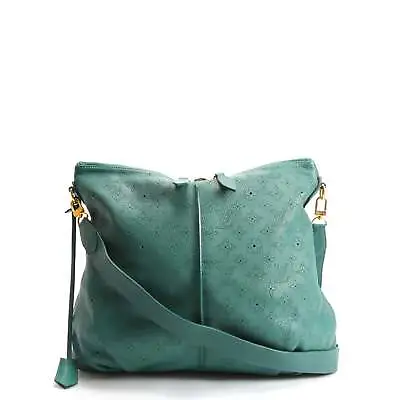 LOUIS VUITTON Selene MM Monogram Mahina Aqua-OUTLET FINAL SALE • $1645