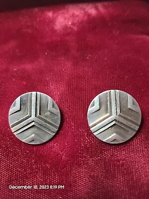 Vintage Georg Jensen Sterling Earrings Denmark 105 Signed Quality • $187.60